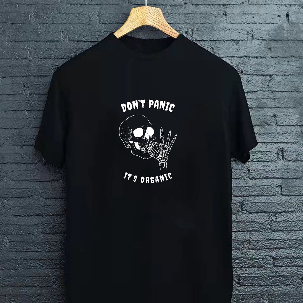 Jual AK TSHIRT Dont Panic Its Organic Satement Tshirt (Unsiex) | Shopee ...
