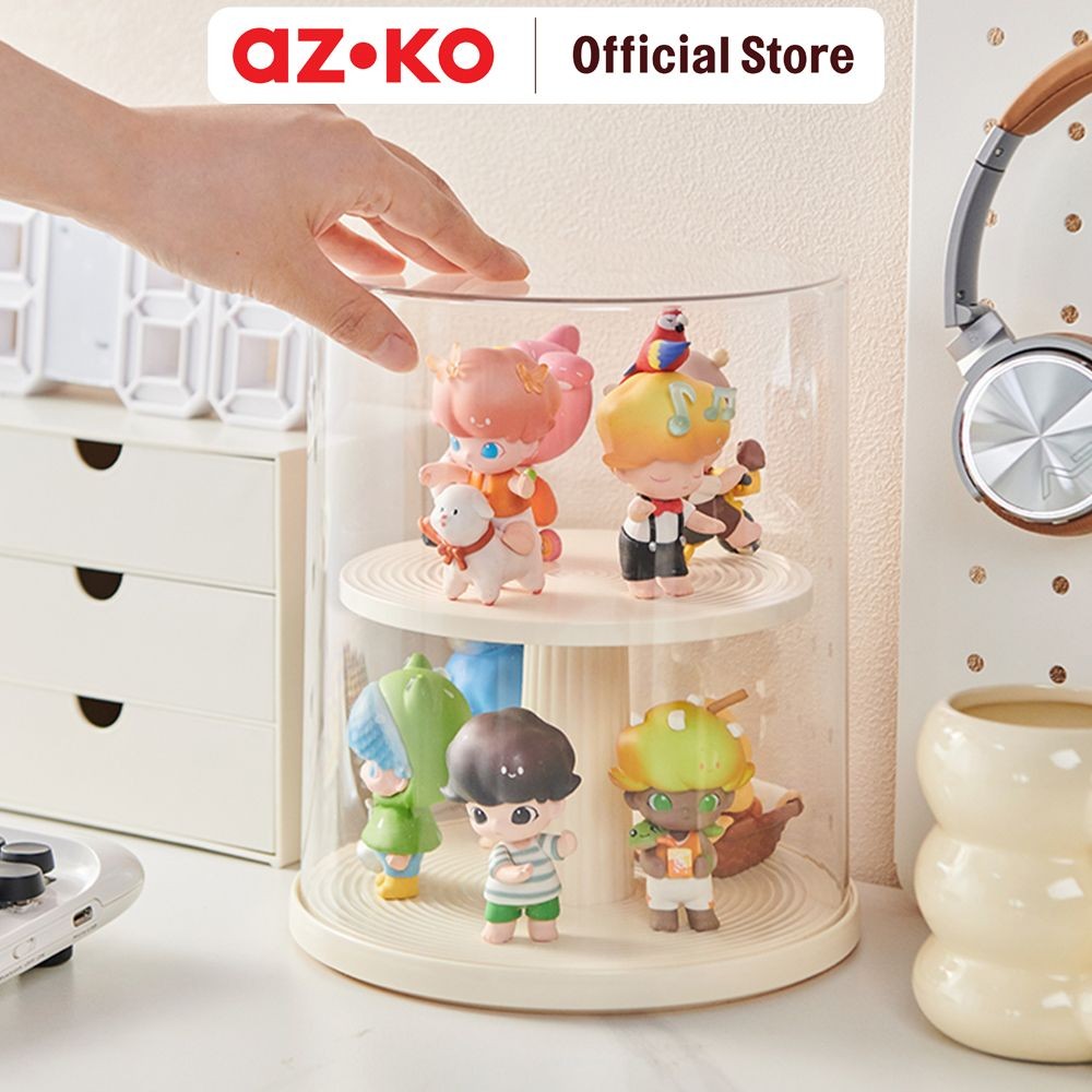 Jual AZKO Stora 19x19x23 cm Kotak Pajang Action Figure Single Rotate ...