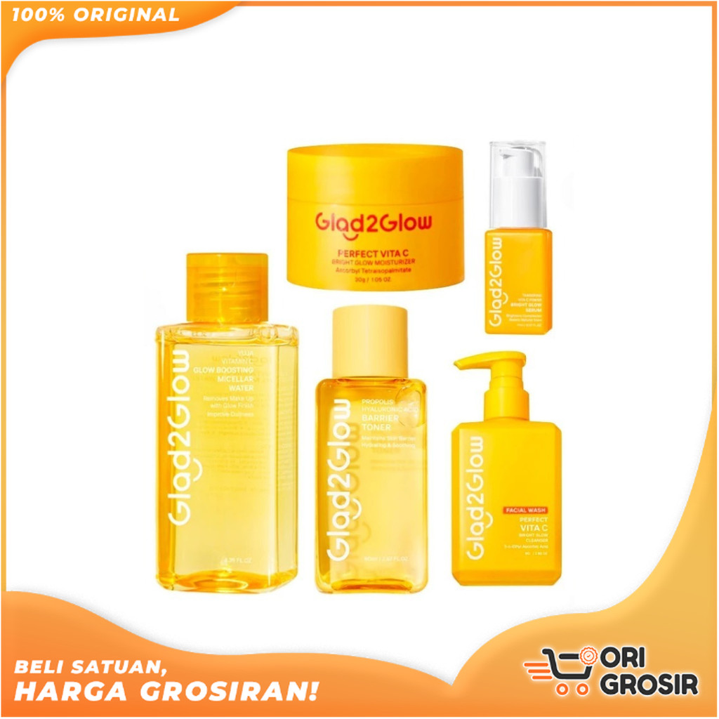 Jual ORI GROSIR | GLAD2GLOW - G2G Perfect Vita C Bright Glow Cleanser ...