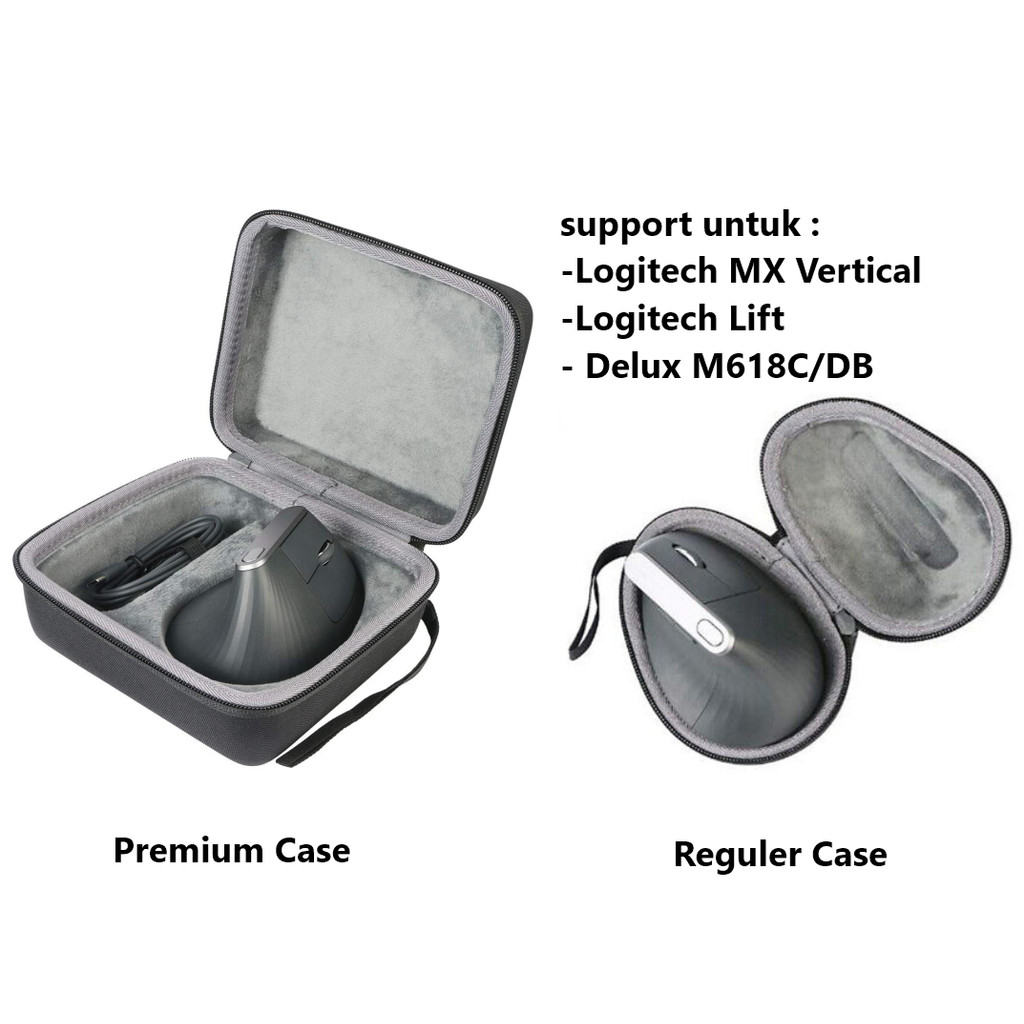 Jual Hard Case Logitech MX Vertical Lift Hardcase Casing Premium Eva ...