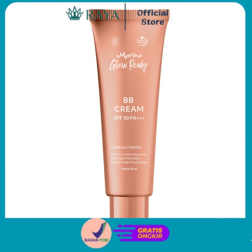Jual RAYA MARINA Glow Ready BB Cream SPF 30 PA+++ | Shopee Indonesia