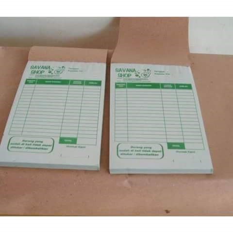 Jual Cetak CETAK NOTA HVS - 1 RIM 1 PLY - NOTA TOKO KWITANSI SURAT ...
