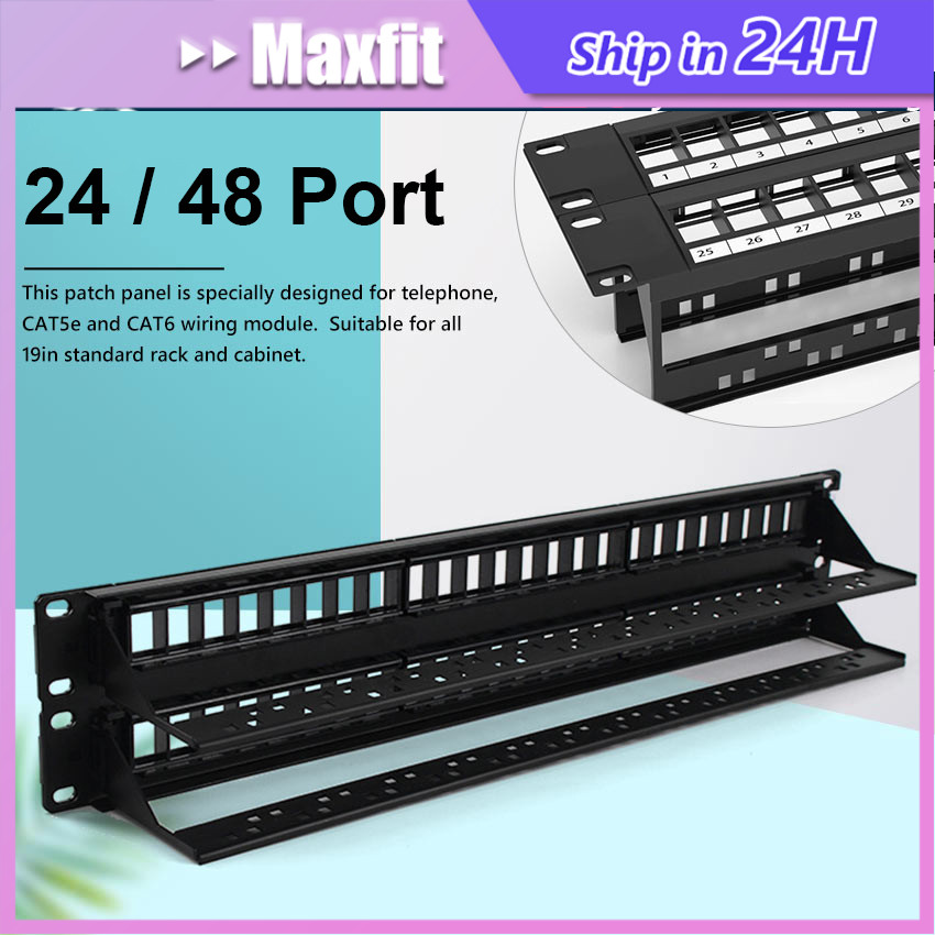 Jual 19 Inci Wire Management 1U Metal Jalur Kabel Rak Server Untuk Rack ...