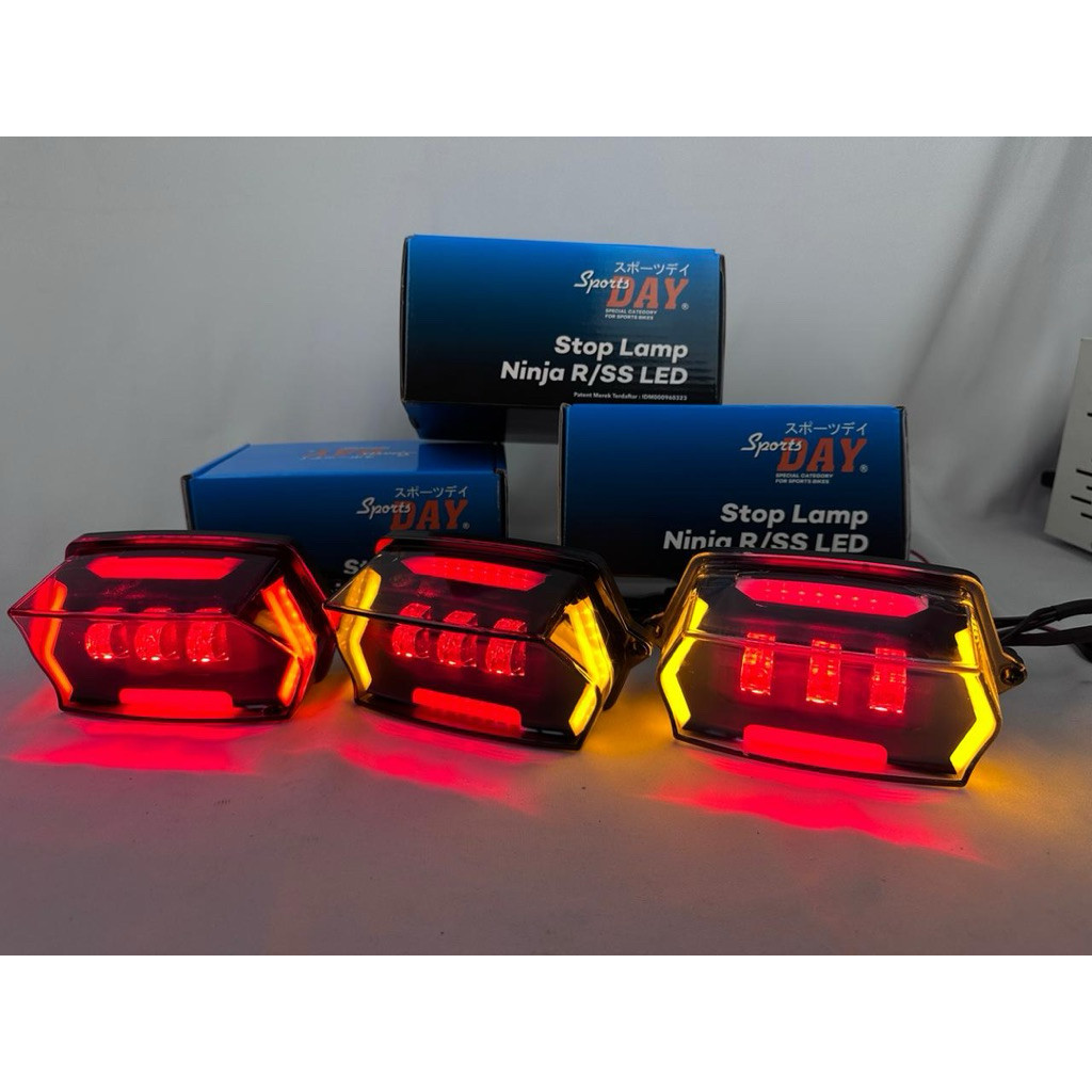 Jual Stoplamp Ninja Day LED Digital plus Sein Lampu Stop Balakang ...