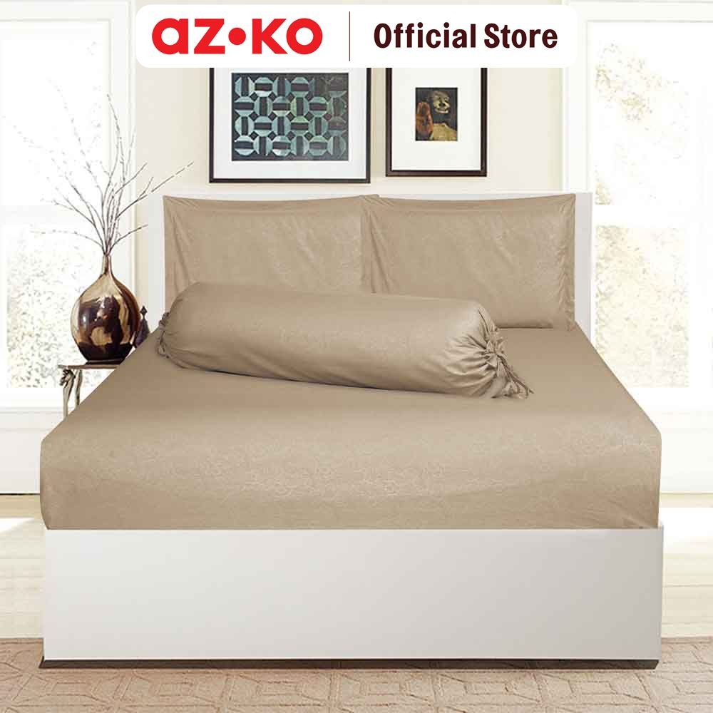 Jual AZKO Sleeplite Set Seprai Microfiber Emboss Sprei Motif Embos ...