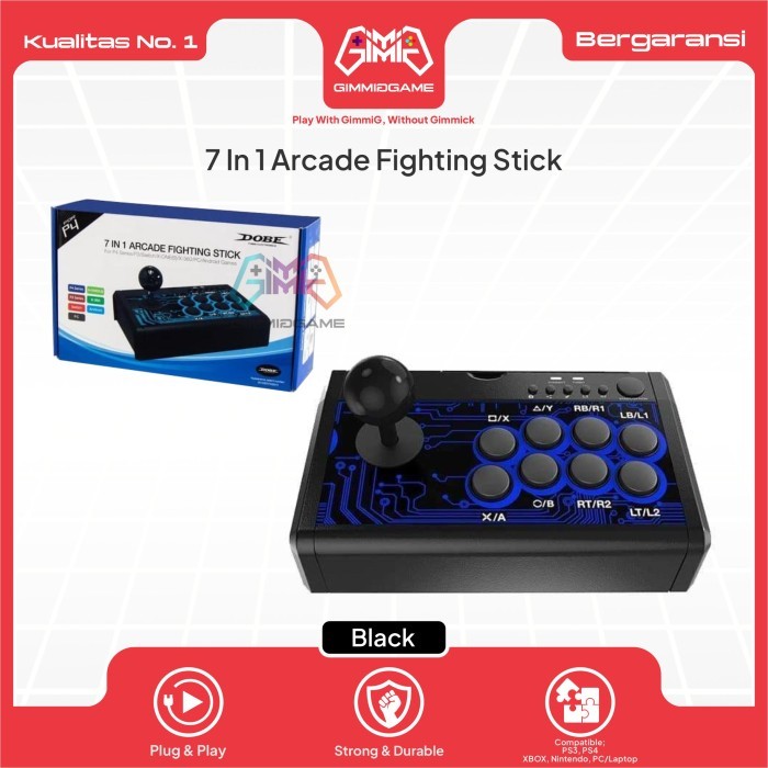 Jual Arcade Fighting Stick 7 in 1 For PS3 PS4 XBOX One Series | Shopee ...