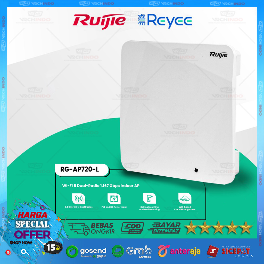 Jual Ruijie RG-AP720-L RG-AP720L RG AP720L Access Point Ceiling Indoor ...