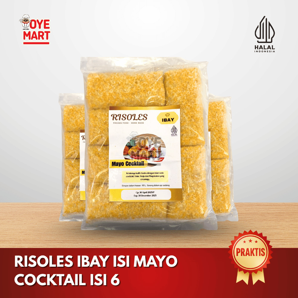 Jual IBAY RISOLES MAYO COCKTAIL ISI 6/FROZEN FOOD | Shopee Indonesia