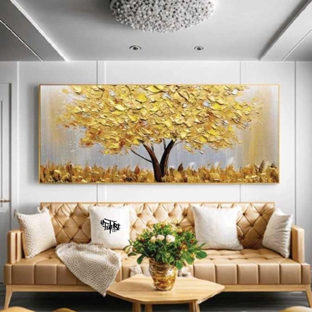 Jual Lukisan pohon gold timbul Plus Frame - Future Art Painting ...
