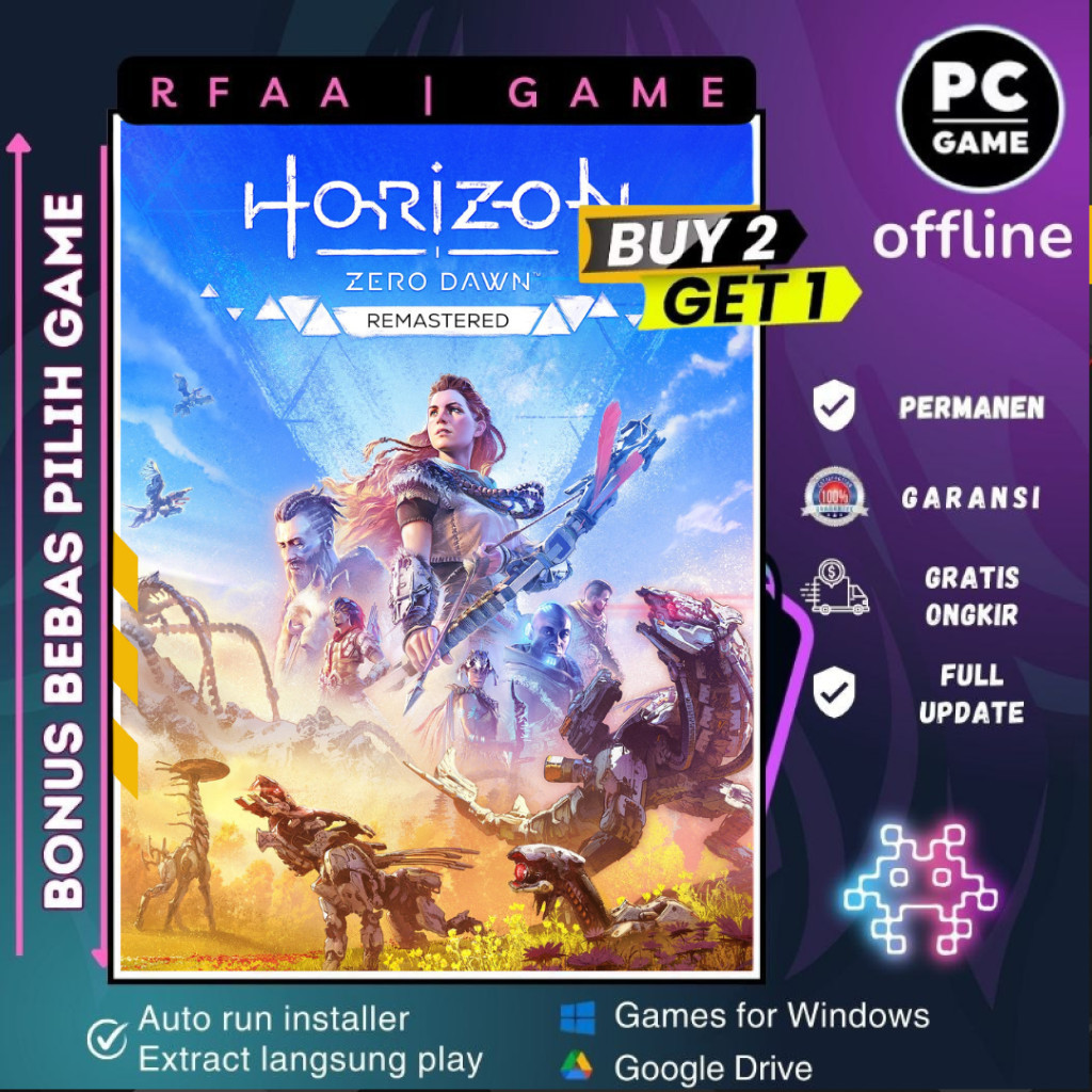 Jual HORIZON ZERO DAWN REMASTERED | GAME PC - LAPTOP - DL | Shopee ...
