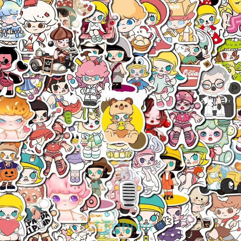 Jual COD Stiker Molly Lucu Stiker Kartun Stiker Scrapbook Tablet Stiker ...