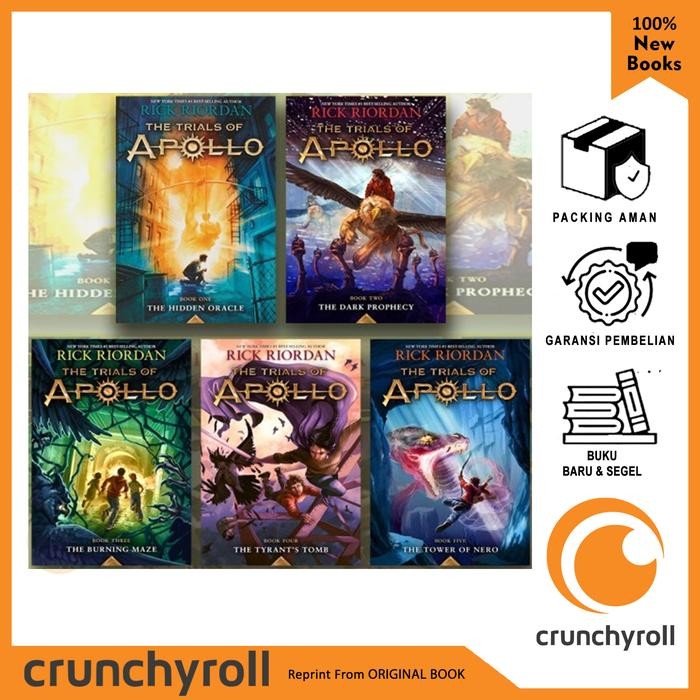Jual Trials of Apollo (5 book series) - Rick Riordan (English) | Shopee ...