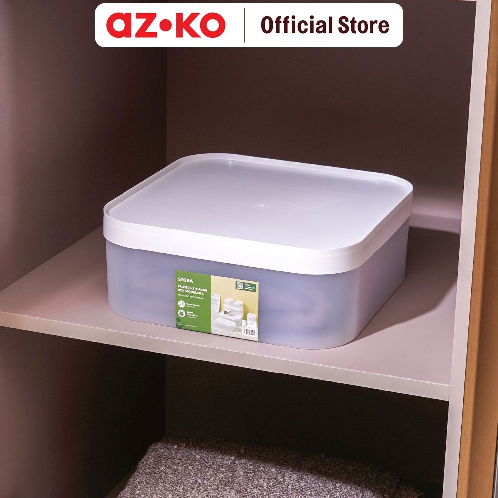 Jual AZKO Stora Kotak Penyimpanan Frosted Large Kotak Serbaguna Wadah ...