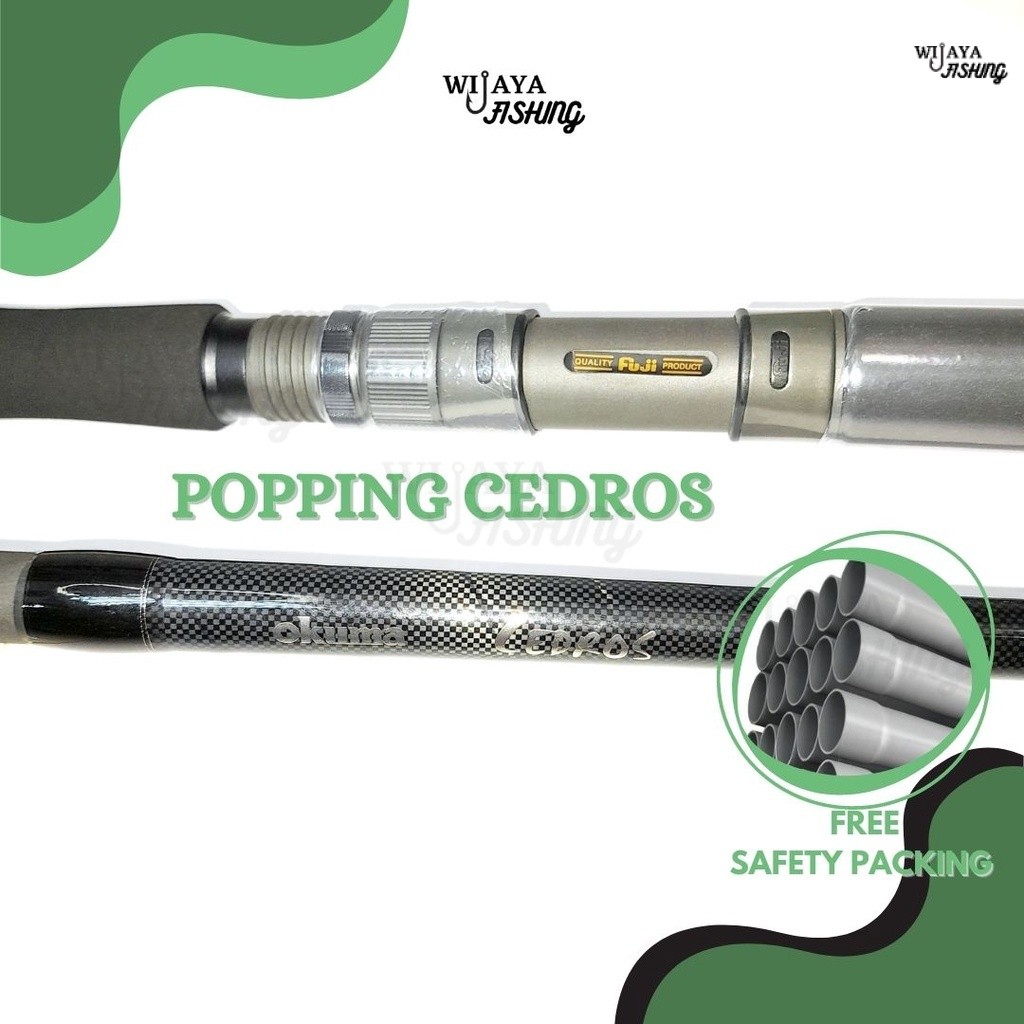 Jual Rod Joran Spinning Casting & Light Popping Okuma Cedros Spin CJ S ...