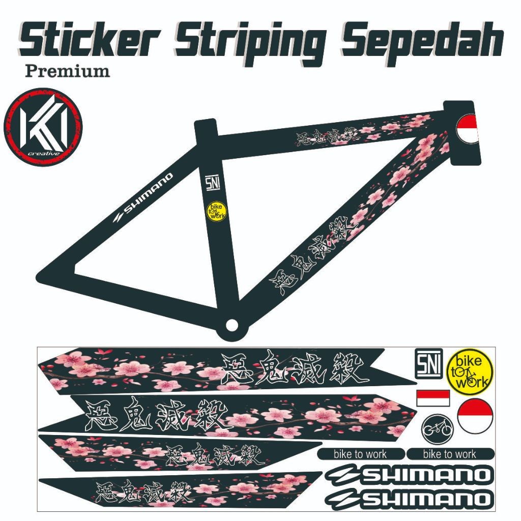 Jual VARIASI KEREN STICKER STRIPING ALL SEPEDAH / ALL BIKE VARIASI ...