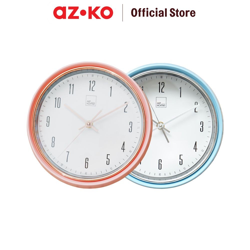 Jual AZKO Arthome 22 cm Jam Dinding Morden Wall Clock Jam Tembok Analog ...