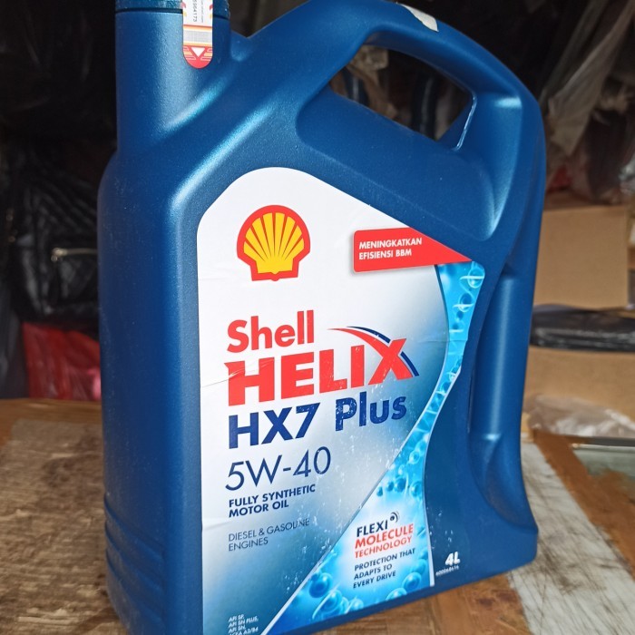 Jual JUAL Oli Mesin Shell HX-7 SAE 5W-40 Fully Synthetic SN Plus 1 ...