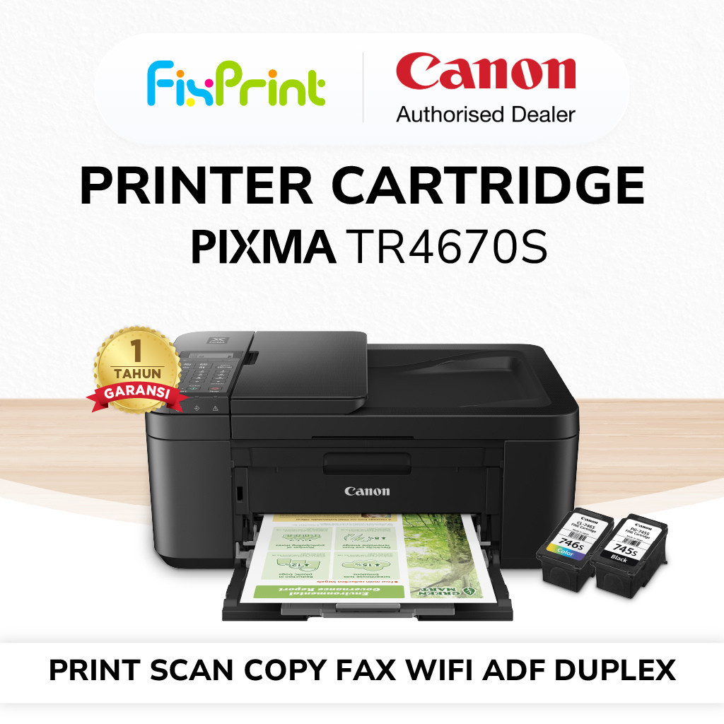 Jual FixPrint Printer Canon TR4670S | Printer Cartridge ADF Duplex WiFi ...