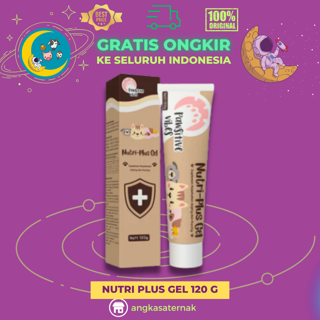 Jual PAWSITIVE NUTRI PLUS GEL 120 GRAM - Meningkatkan Imunitas Dan ...