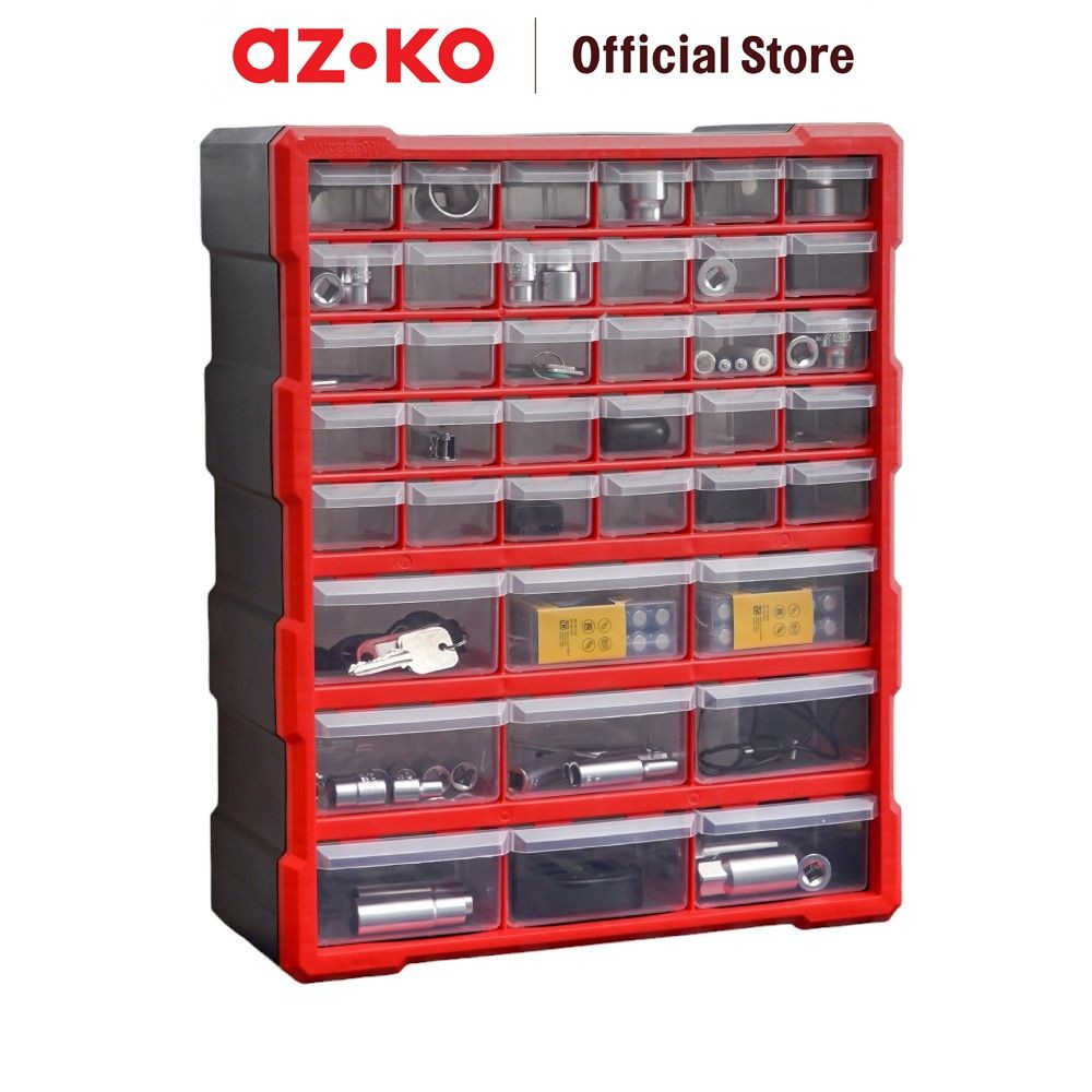 Jual AZKO Krisbow Kotak Perkakas 39 Laci Toolbox Tempat Peralatan ...
