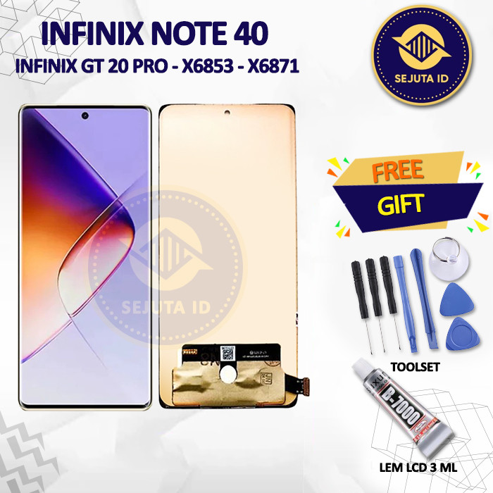 Jual Lcd Infinix Note 40 4G X6853 / X6871 GT 20 Pro Touchscreen Fullset ...