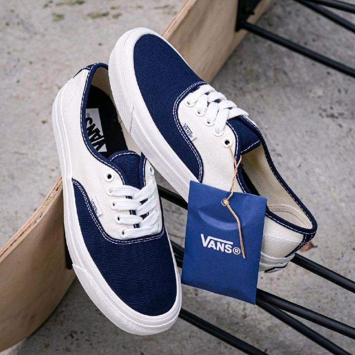 Jual VANS AUTHENTIC REISSUE 44 LX PREMIUM BARITONE BLUE ORIGINAL