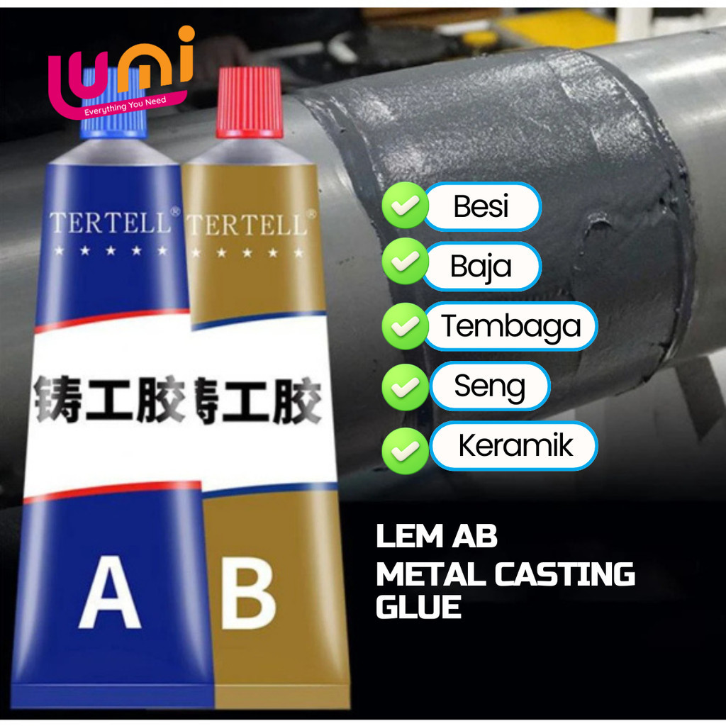 Jual Lem Besi AB / Lem Anti Bocor / Lem Besi Kuat / Lem Penambal Besi ...