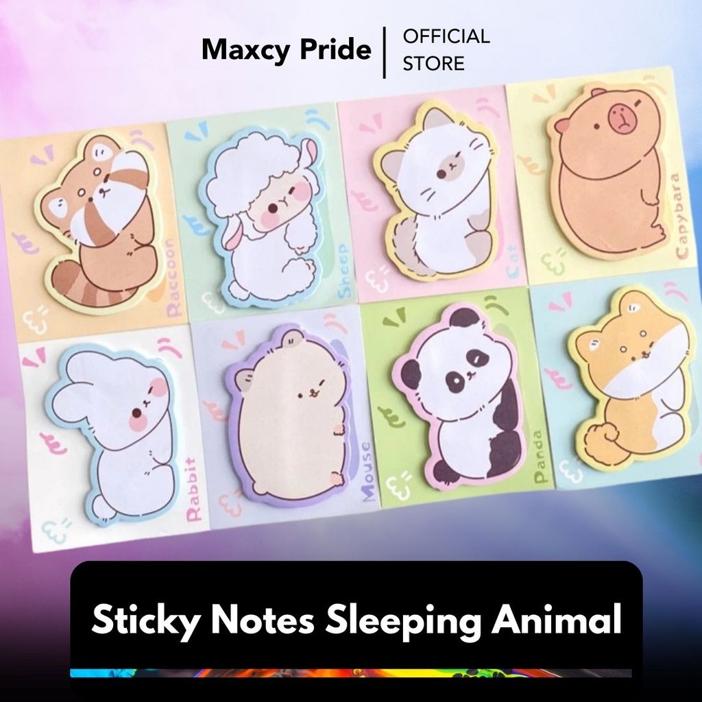 Jual STICKY NOTES KERTAS ANIMAL / STICKY NOTE MOTIF ANIMAL TEMPEL MEMO ...