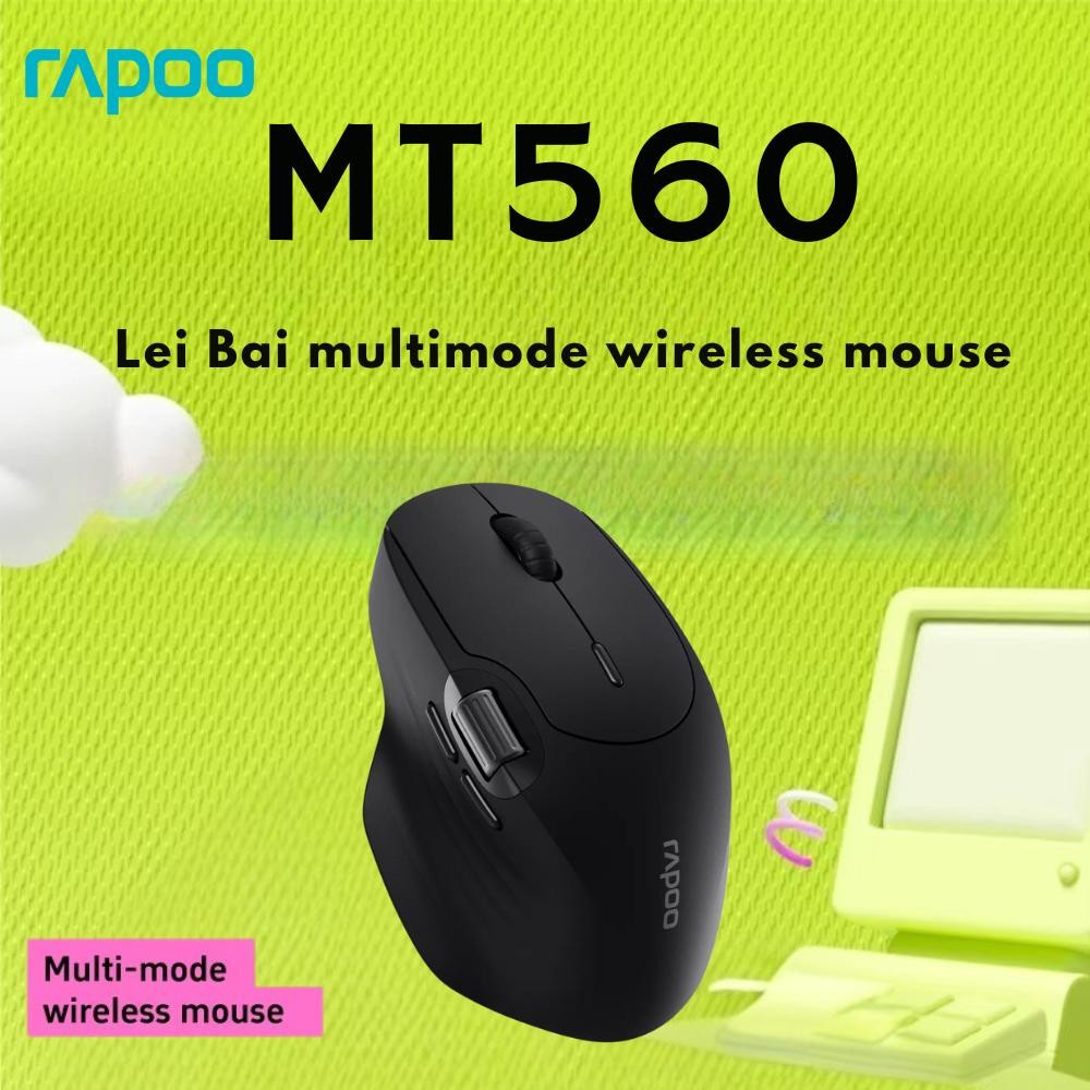 Jual Rappo MT560 Mouse Wireless connection Bluetooth 4.0, 5.0 and 2.4 ...