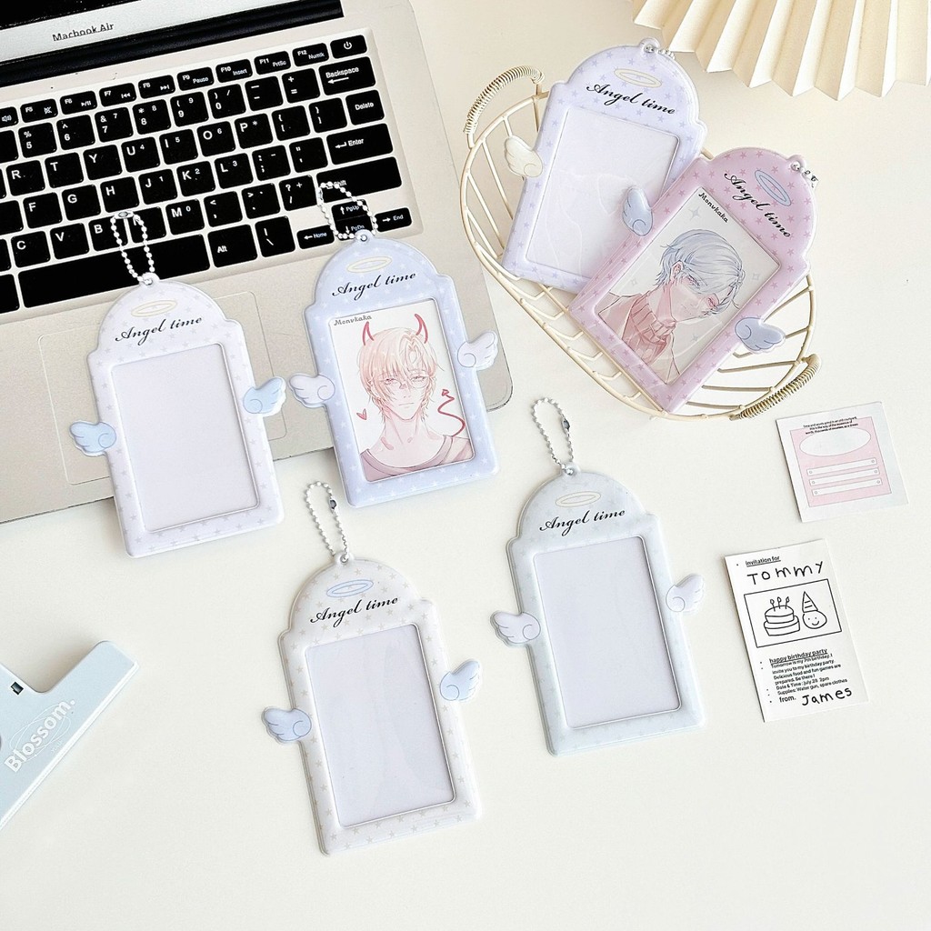 Jual [PS] CAHOL ANGEL TIME WINGS PVC CARD HOLDER PHOTOCARD HOLDER FRAME ...