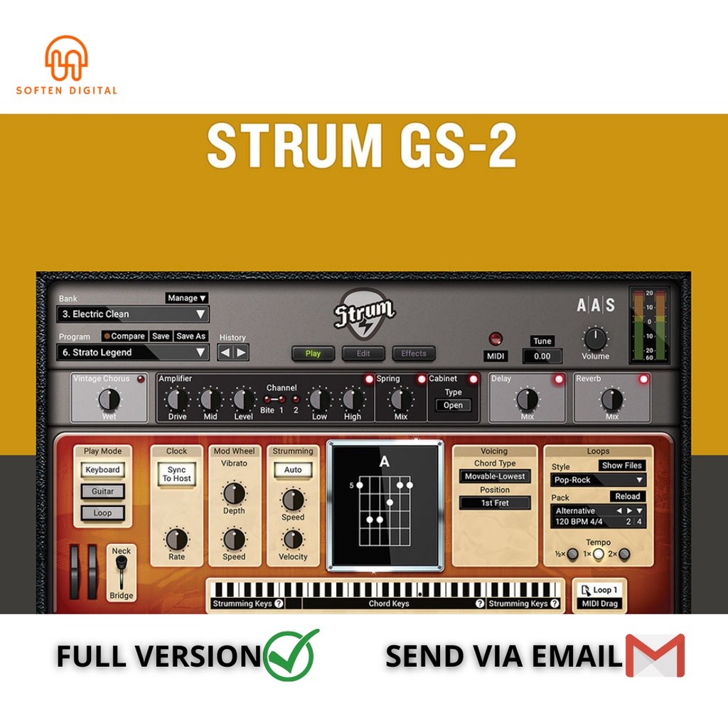Jual Applied Acoustics Systems AAS Strum GS-2 VSTs Plugin huge ...