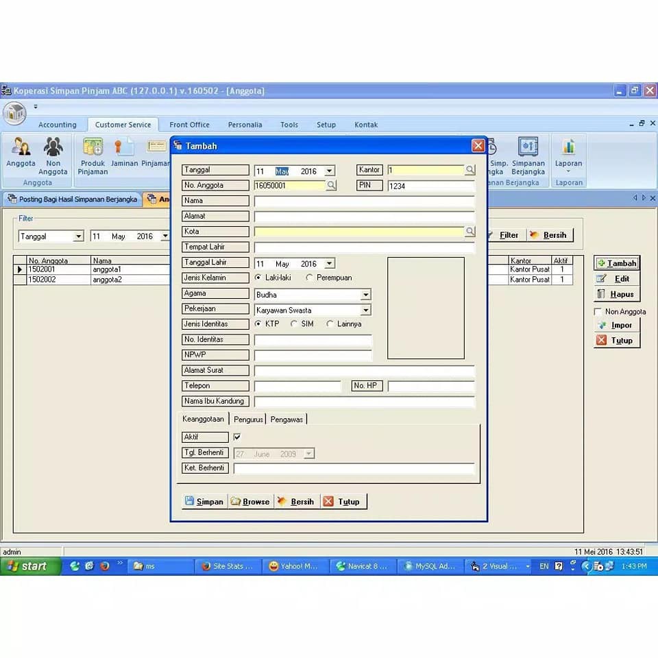 Jual Aplikasi / Software KSP / Koperasi Simpan Pinjam Bisa Custom ...