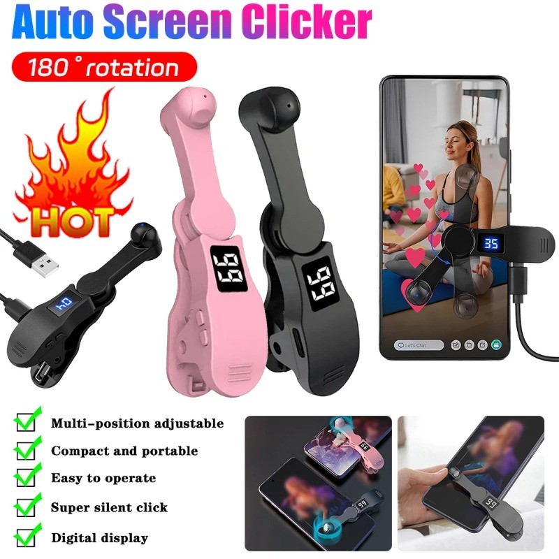 Jual Auto Clicker Smart Screen Clickers Multifunctional Layar Ponsel ...