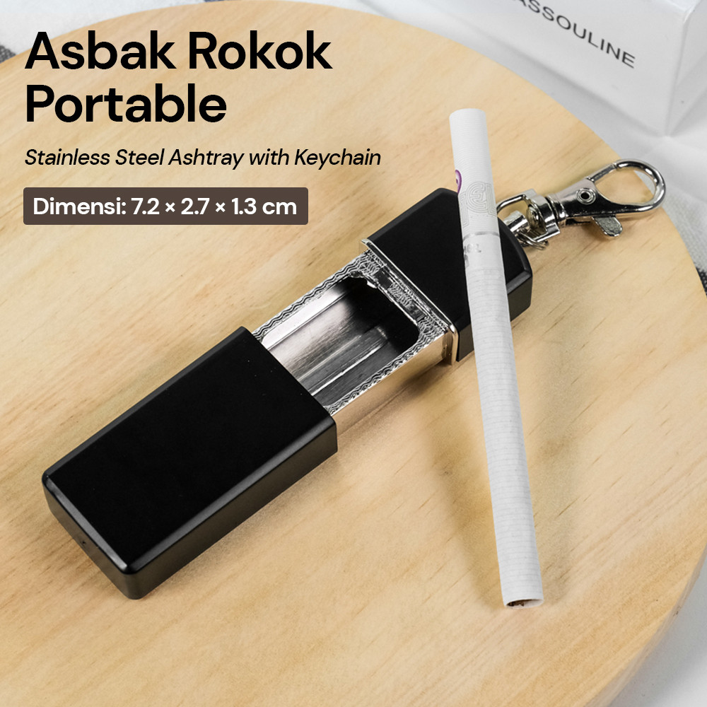 Jual Asbak gantungan kunci - Mini asbak rokok - Asbak rokok saku ...
