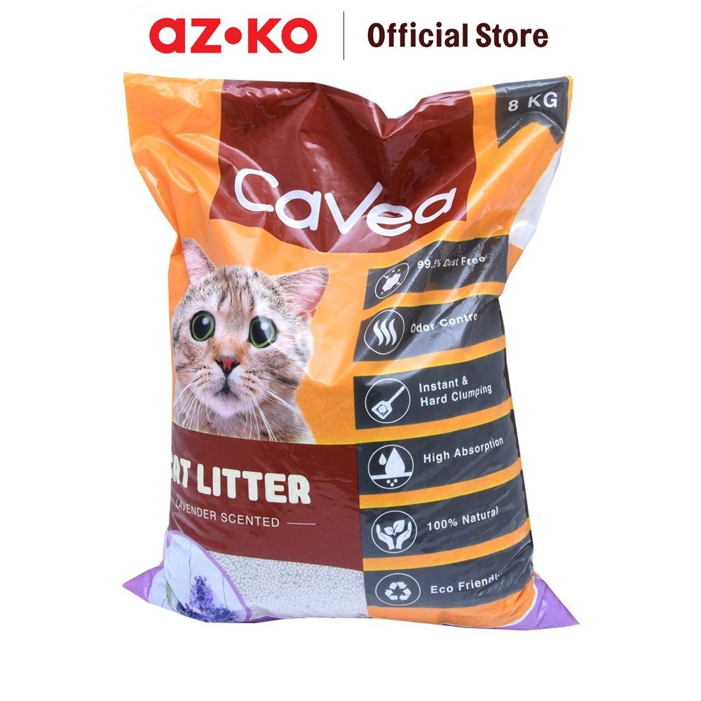 Jual AZKO Cavea 8 Kg Pasir Kucing Quick Clumping Cat Litter Sand ...