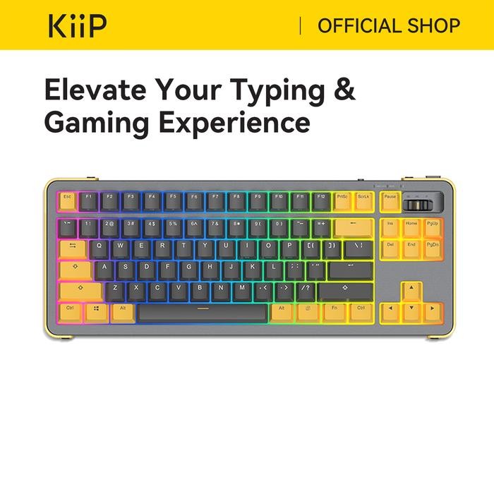 Jual KiiP Wireless Y87 Mechanical Keyboard Gaming Layout Hot-Swappable ...