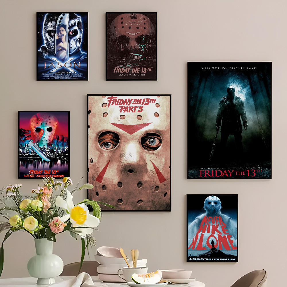 Jual Orror Movie Friday the 13th Classic Movie Posters Waterproof Paper ...