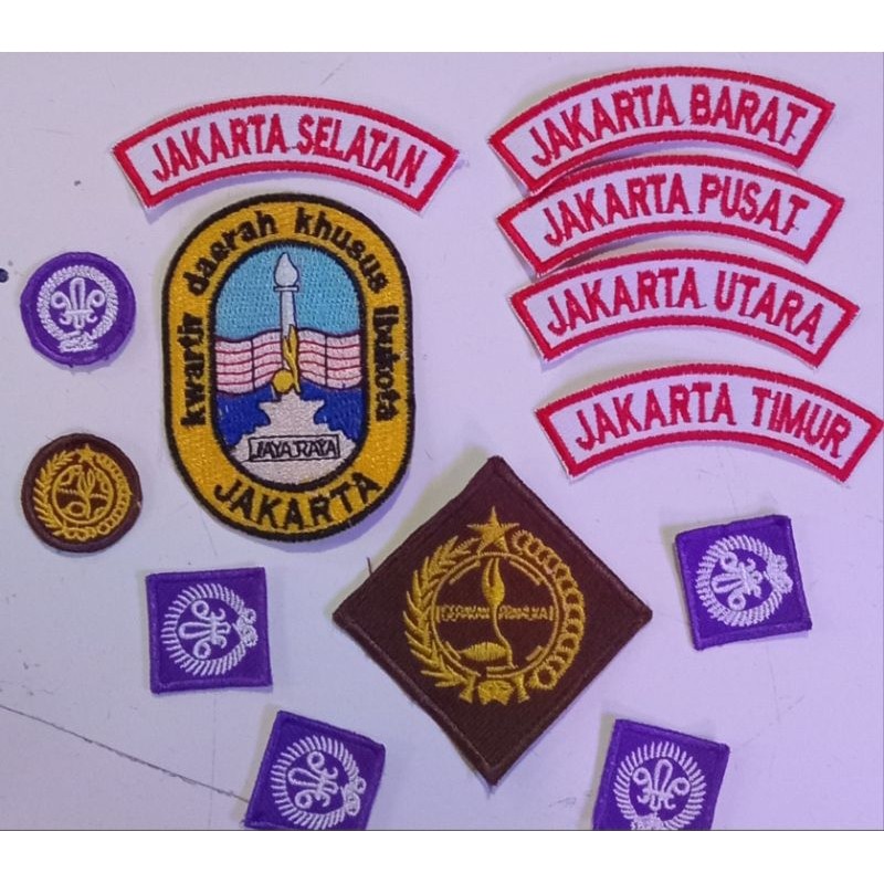 Jual Bordir Logo Bordir KWARTIR DKI jakarta / KWARDA DKI jakarta ...