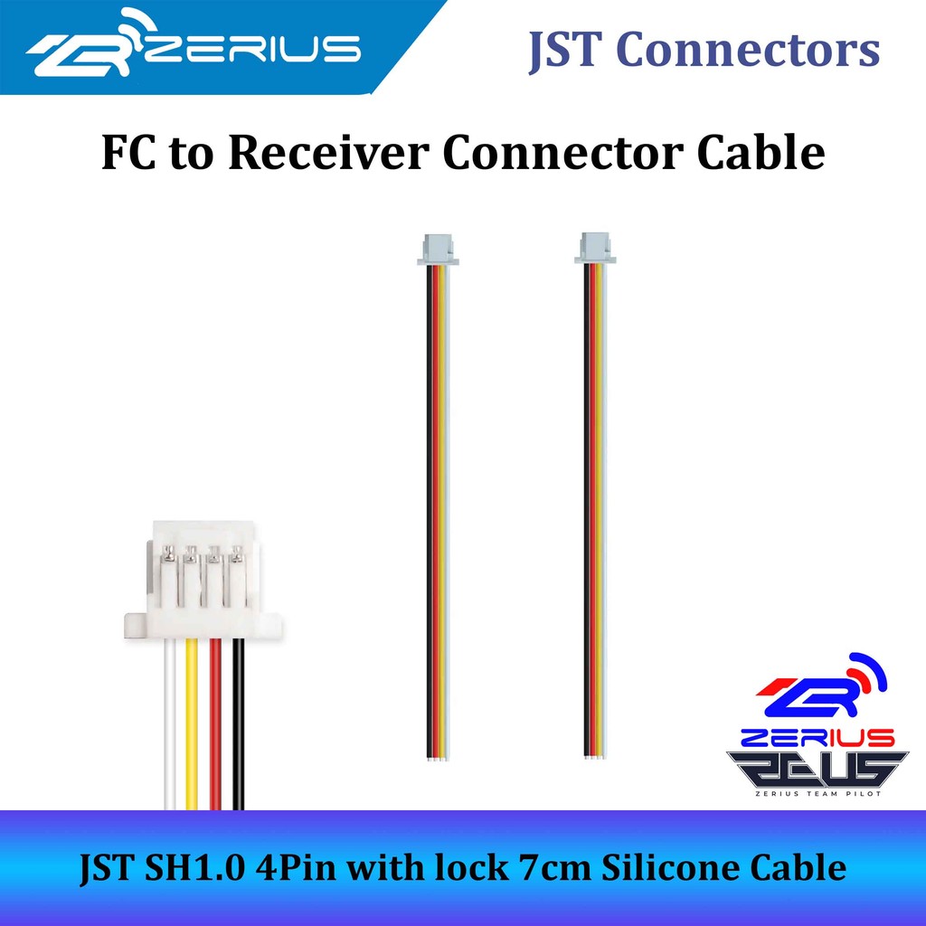 Jual JST SH 1.0mm 4P with lock Pigtail FC to Buzzer or Receiver ...