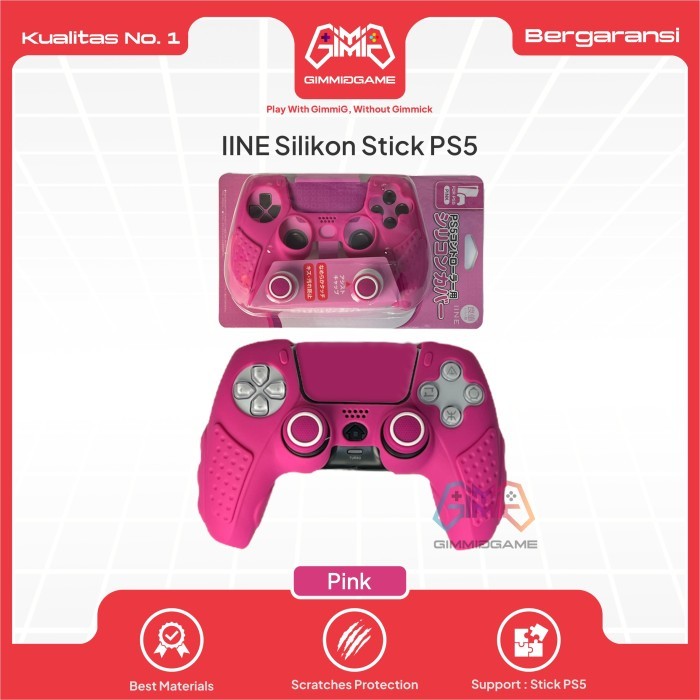 Jual Pink Silikon Silicone IINE Stik Stick Controller PS5 Limited ...