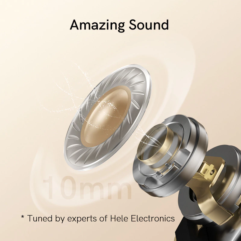 QCY HT07 ArcBuds TWS Earbuds Hybrid ANC + ENC | HiFi Sound | 6 Mic | Bluetooth 5.3 | 40H Playtime | Transparansi Mode | Power Sensor |