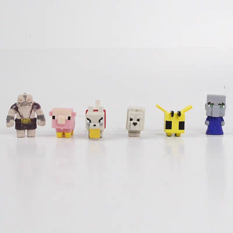 Jual Mainan Action Figure Minecraft Movie Set 24 Pcs Miniatur 3'5-4'5cm ...