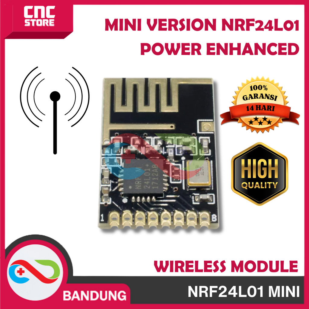 Jual MINI NRF24L01 VERSION SMD WIRELESS MODULE POWER ENHANCED VERSION ...