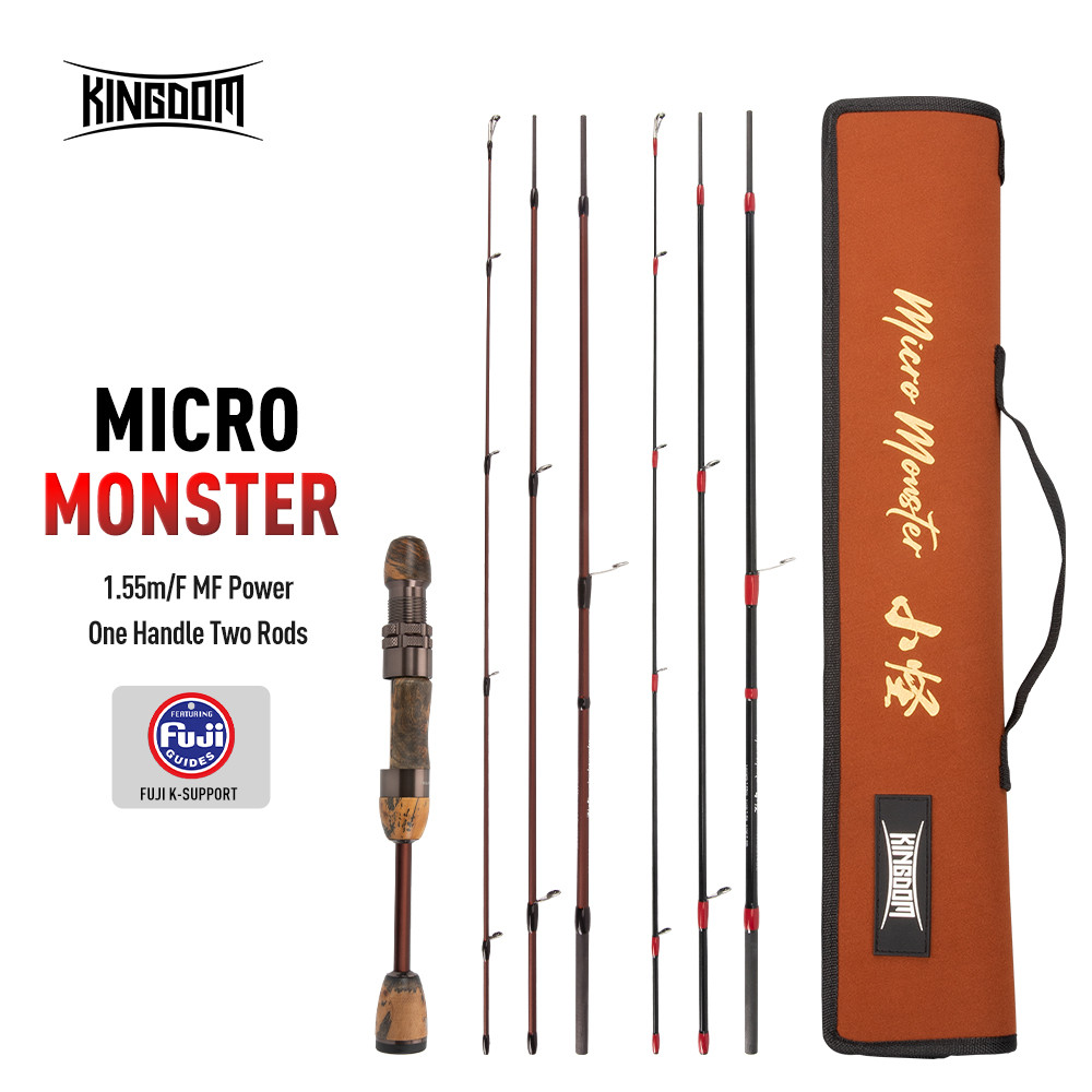 Jual Kingdom Fishing Rod Micro Monster 1.55m Casting Spinning FUJI ...