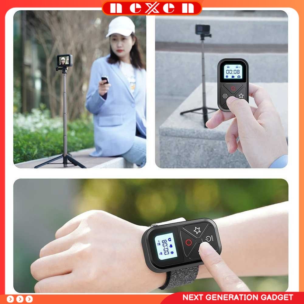 Jual Smart Wireless Remote Control Bluetooth LED Display for GoPro - GP ...