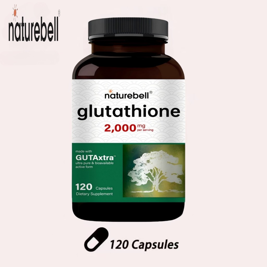 Jual natureBell 120 Kapsul Suplemen Glutathione 2000 mg per Porsi | 98%+  Kemurnian Tersertifikasi, Pil Glutathione Tereduksi yang Dapat Diuraikan  Secara Hayati, Bentuk Aktif, Antioksidan Utama - Non-GMO | Shopee Indonesia