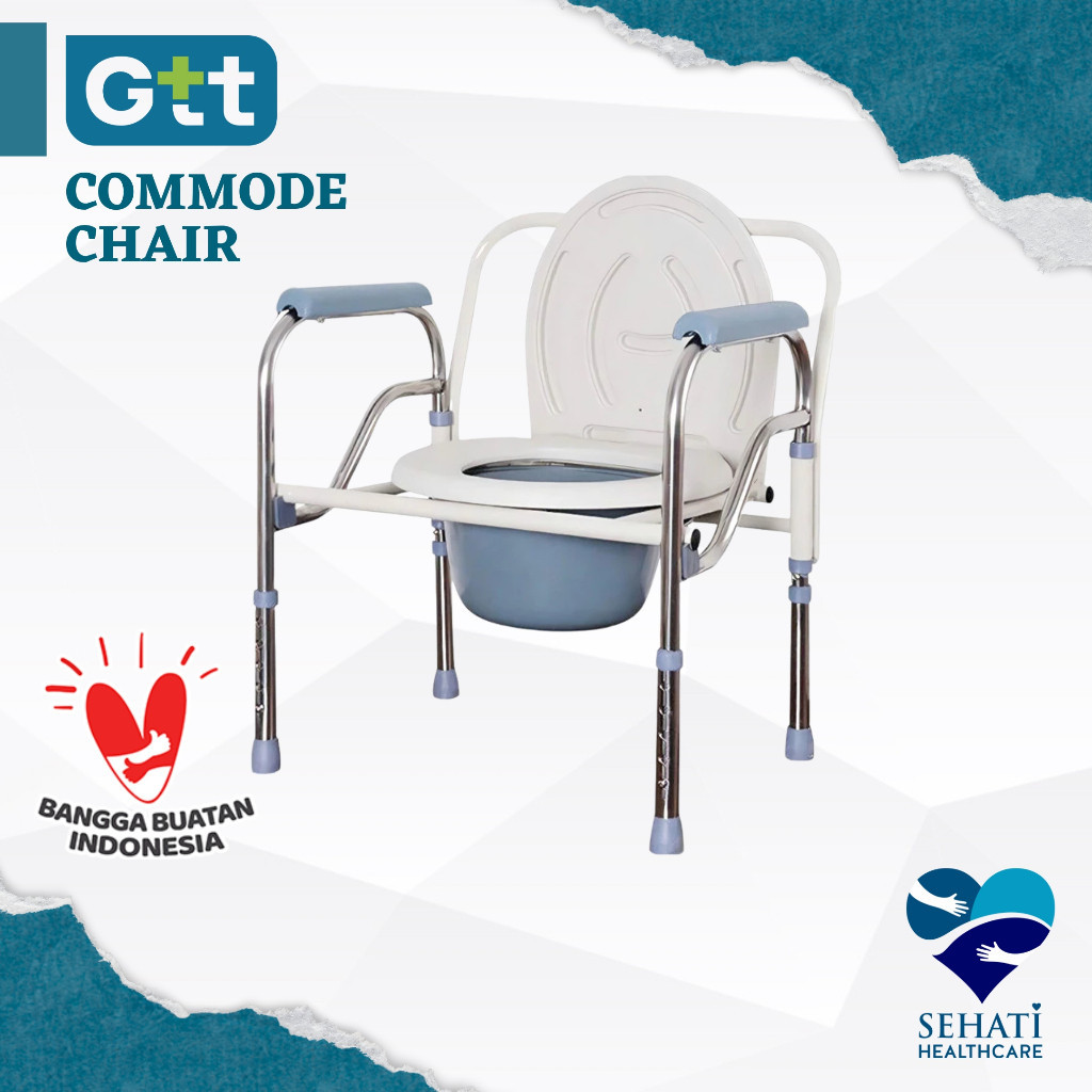 Jual GTT Kursi Commode Tanpa Roda Kloset PUP Toilet BAB | Shopee Indonesia