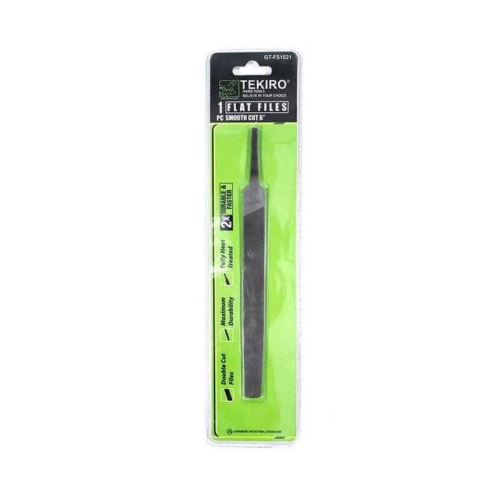 Jual TEKIRO Kikir Plat Halus 6 Inch – Flat File Smooth / Kikir Rata ...