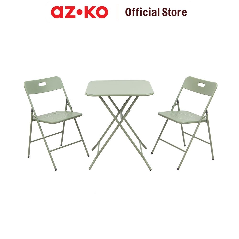 Jual AZKO Soleil Lito Set Kursi & Meja Teras Lipat - Hijau | Shopee ...