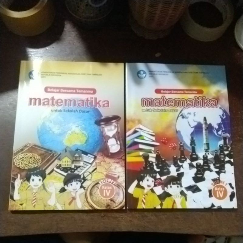 Jual Buku Kelas 4 SD Matematika Volume 1 & 2 Kurikulum Merdeka | Shopee ...
